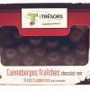 Canneberges fraîches chocolat noir